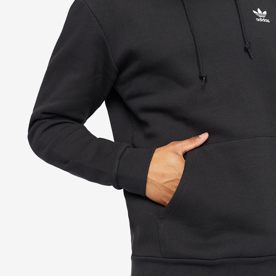 adidas Originals Trefoil Essentials Hoodie - Black