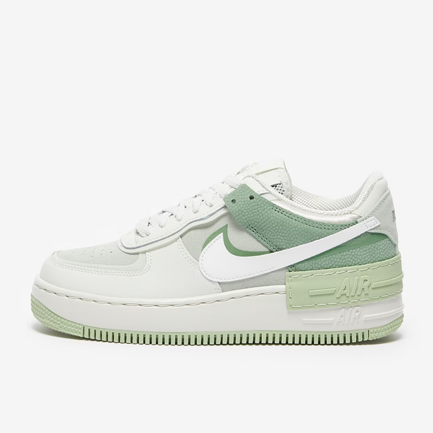 Nike Sportswear Womens Air Force 1 ShadowSpruce Aura/White/Pistachio Frost