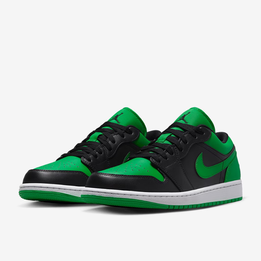 Air Jordan 1 LowBlack/Black/Lucky Green/White