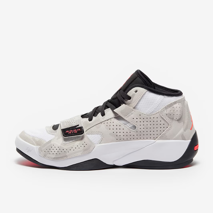 Jordan Zion 2White/Flash Crimson/Black/Photon Dust