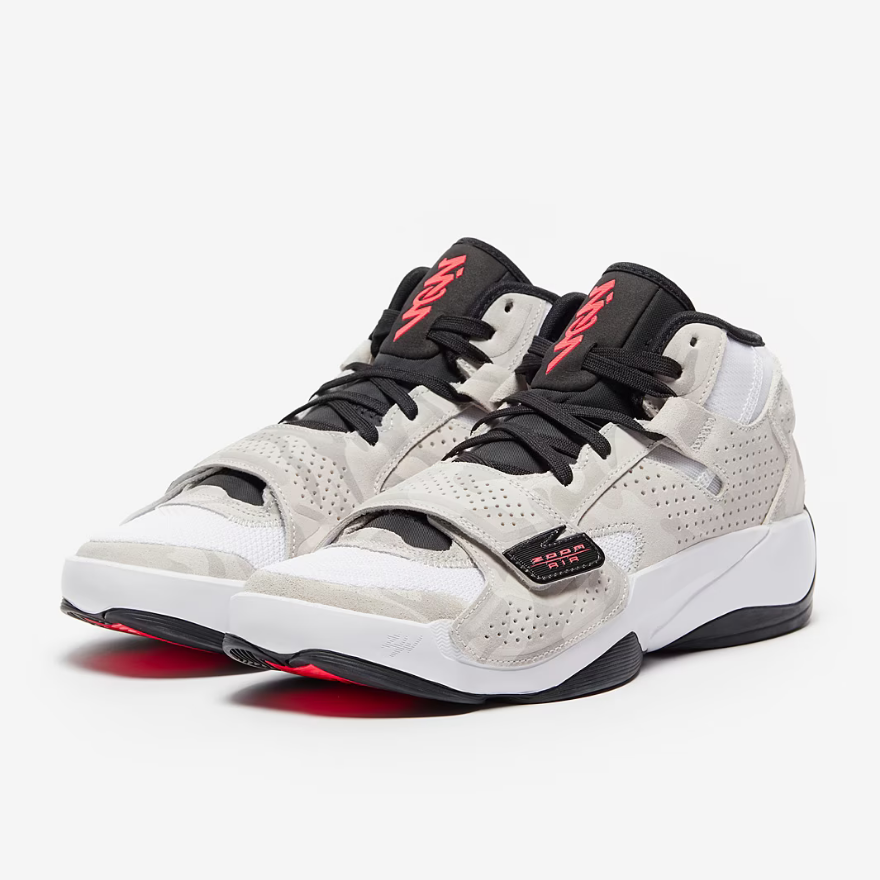 Jordan Zion 2White/Flash Crimson/Black/Photon Dust