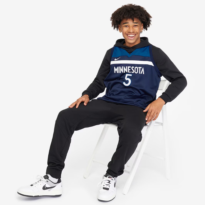 Nike Older Kids NBA Anthony Edwards Minnesota Timberwolves Icon Swingman Jersey