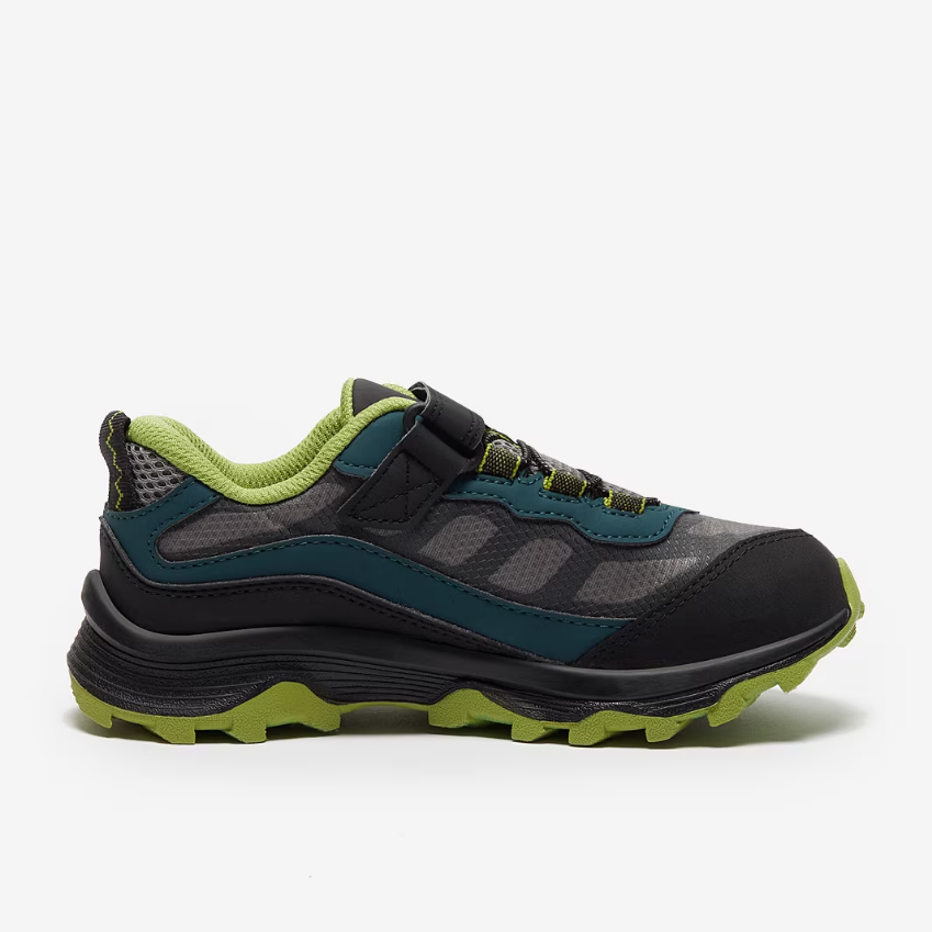 Merrell Older Kids Moab Speed Low A/C Waterproof (GS)Deep Green/Black