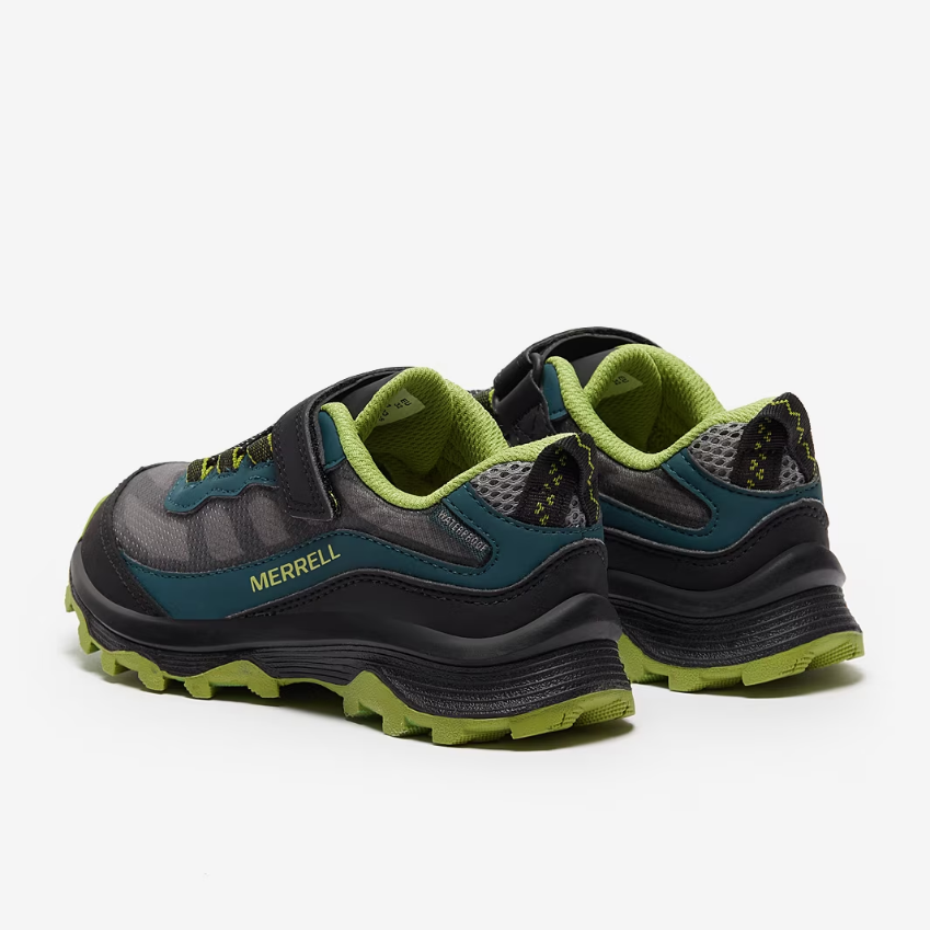 Merrell Older Kids Moab Speed Low A/C Waterproof (GS)Deep Green/Black