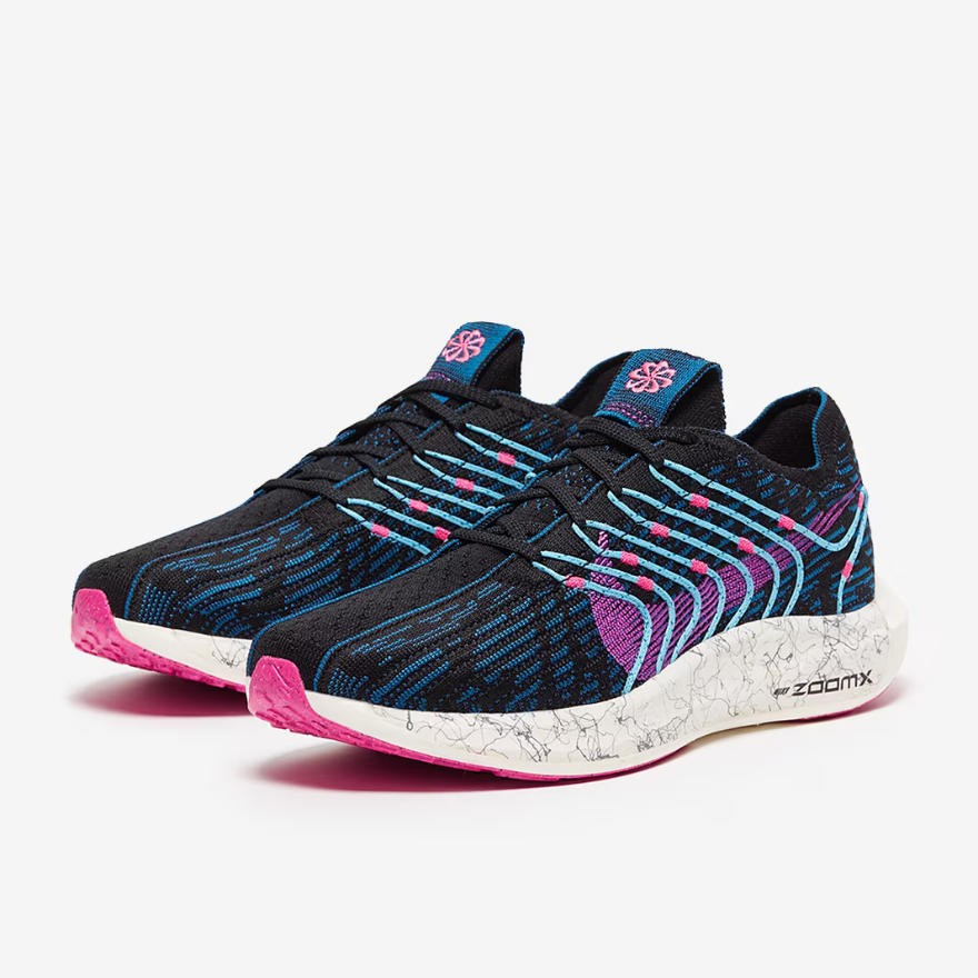 Nike Womens Pegasus Turbo Next Nature SEBlack/Fuchsia Dream-Green Abyss