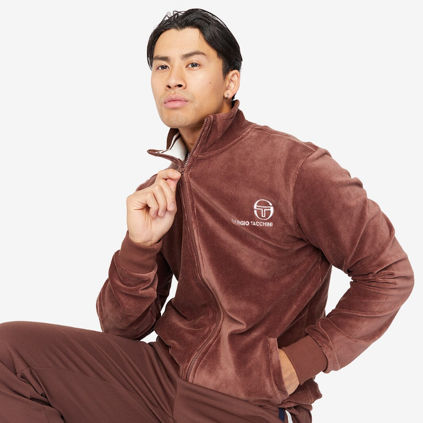 Sergio Tacchini Boris Ribbed Velour Track Top