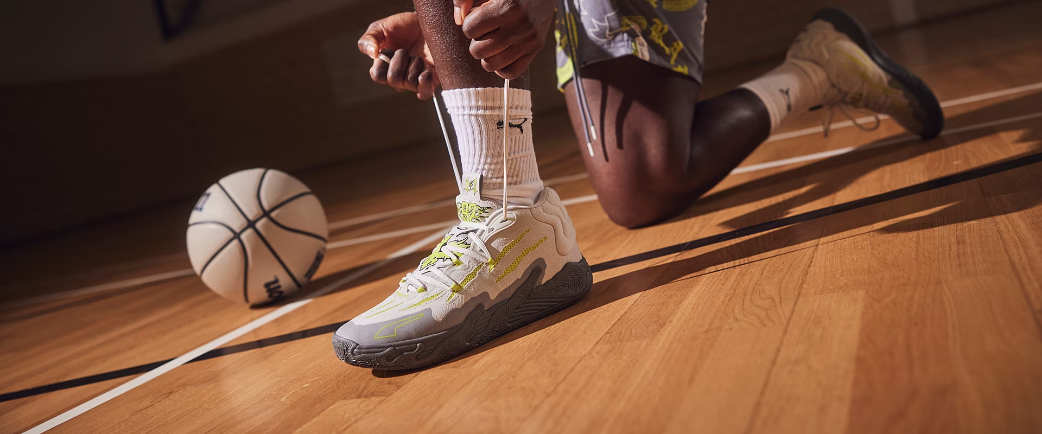 Puma MB.03Feather Grey/Lime Smash