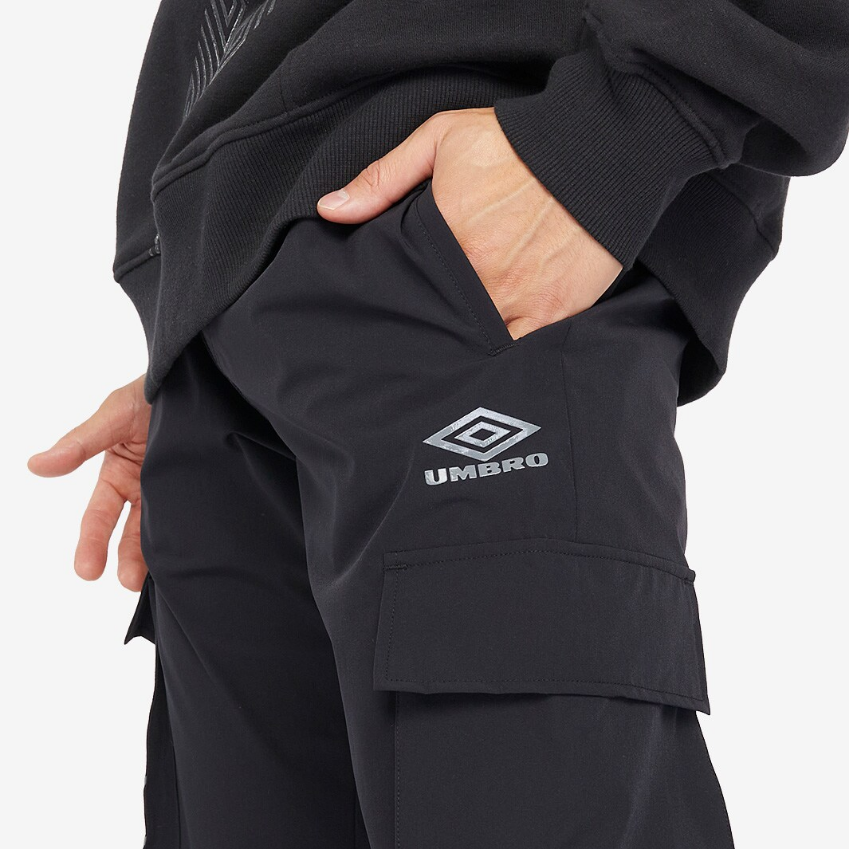 Umbro City Silo Horizon Cargo PantsBlack/Woodland Grey