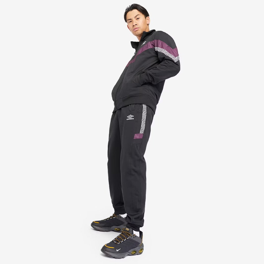 Umbro Sports Style Club Tricot PantsBlack/Potent Purple