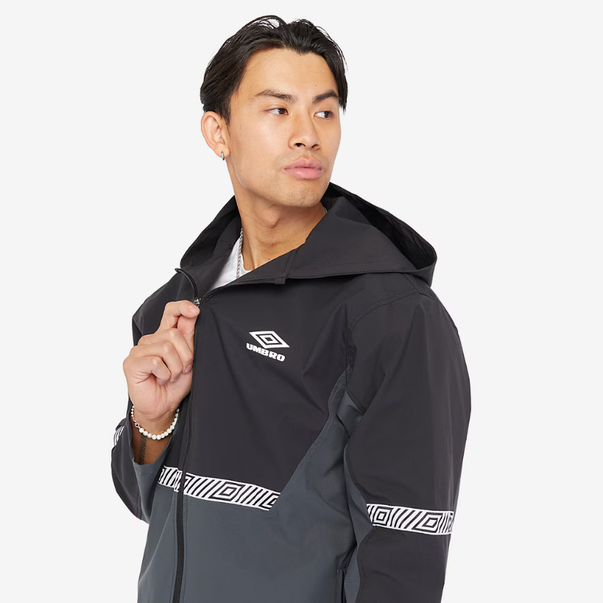 Umbro Sports Style Club JacketWoodland Grey/Black