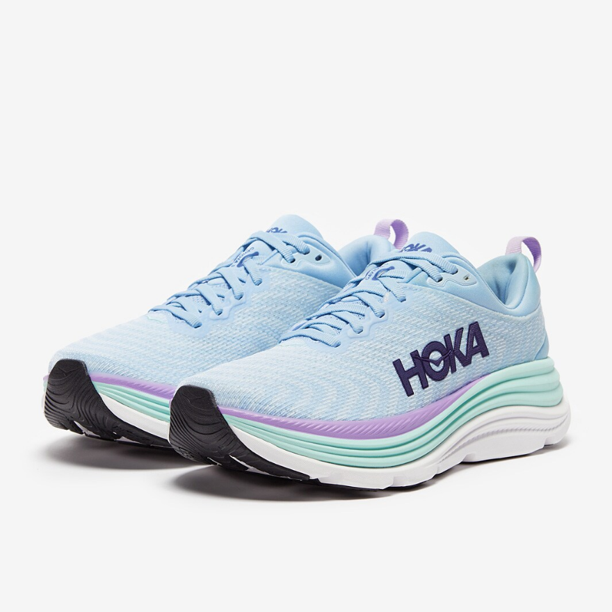 Hoka Womens Gaviota 5Airy Blue / Sunlit Ocean