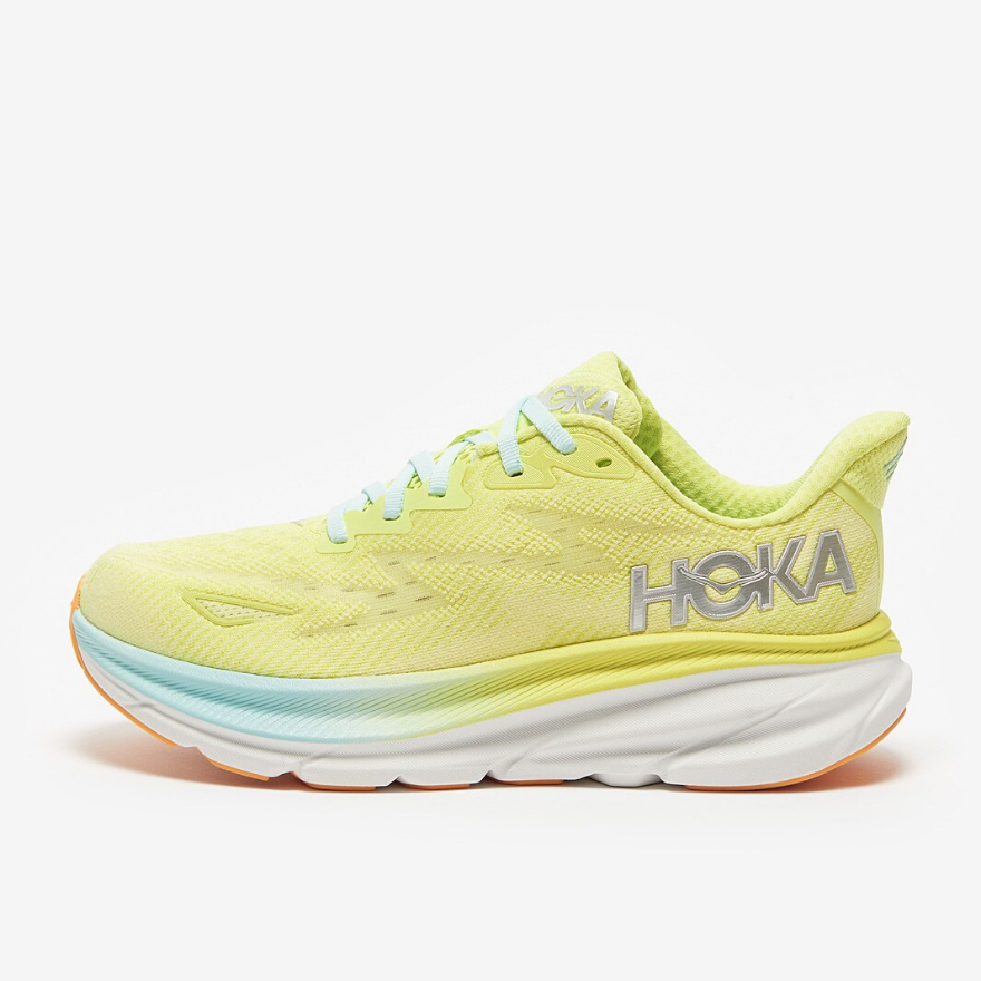 Hoka Womens Clifton 9Citrus Glow/ Sunlit Ocean