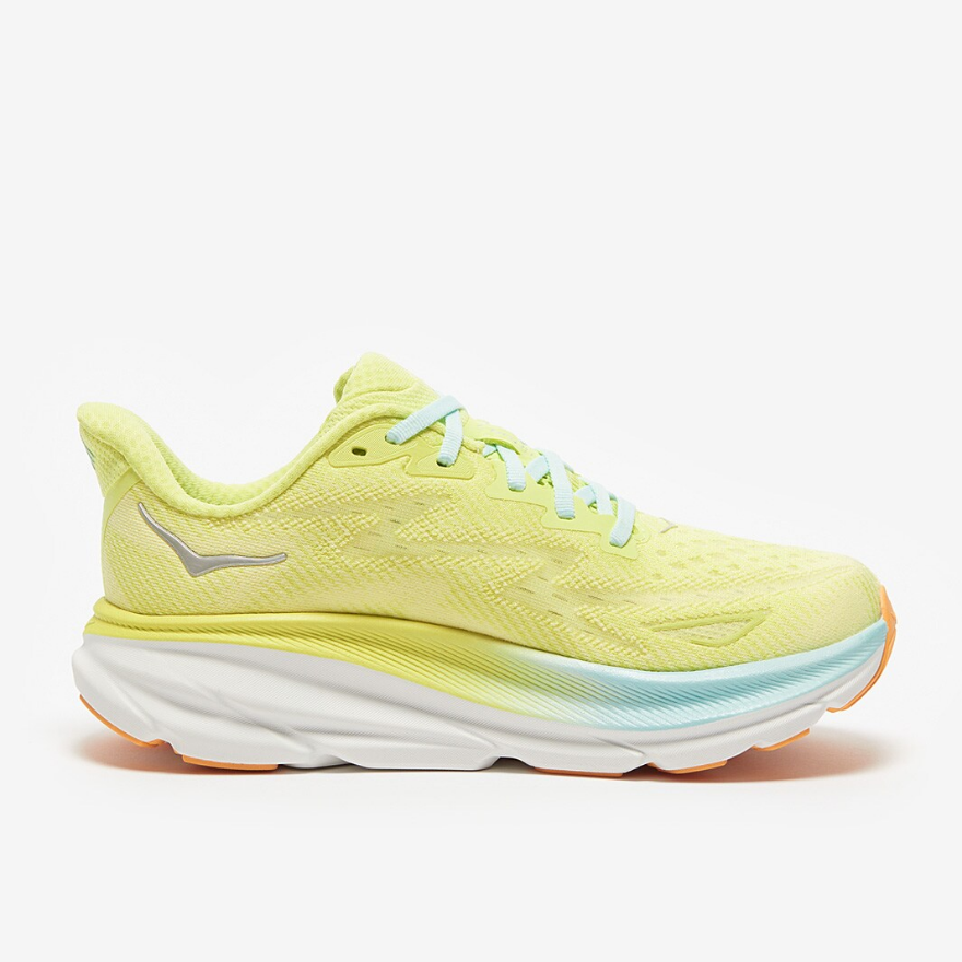 Hoka Womens Clifton 9Citrus Glow/ Sunlit Ocean