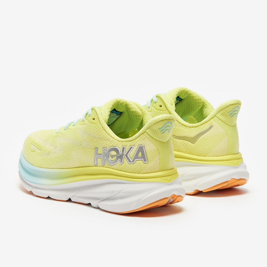 Hoka Womens Clifton 9Citrus Glow/ Sunlit Ocean