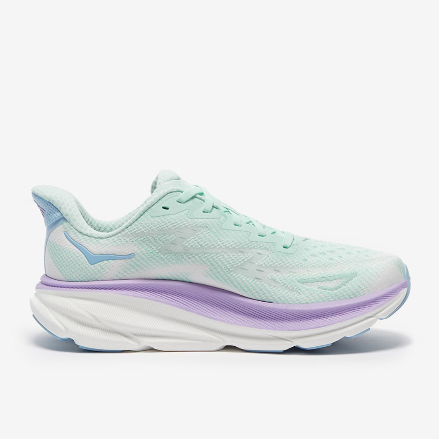 Hoka Womens Clifton 9Sunlit Ocean/Lilac Mist