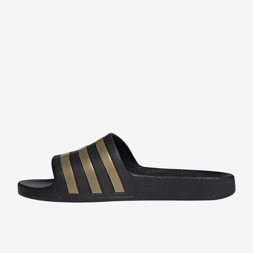 adidas Adissage Slides - Core Black/Gold Metallic/Core Black