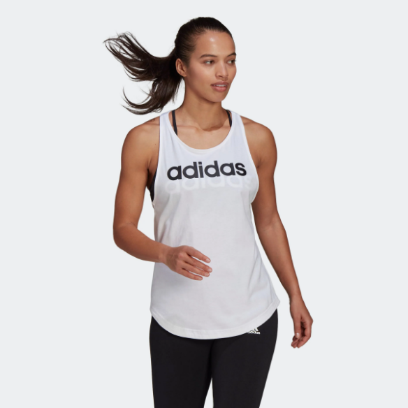 LOUNGEWEAR Essentials Loose Logo Tank Top