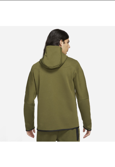 Nike Sportswear Tech Fleece Hoodie - Rough Green/Black