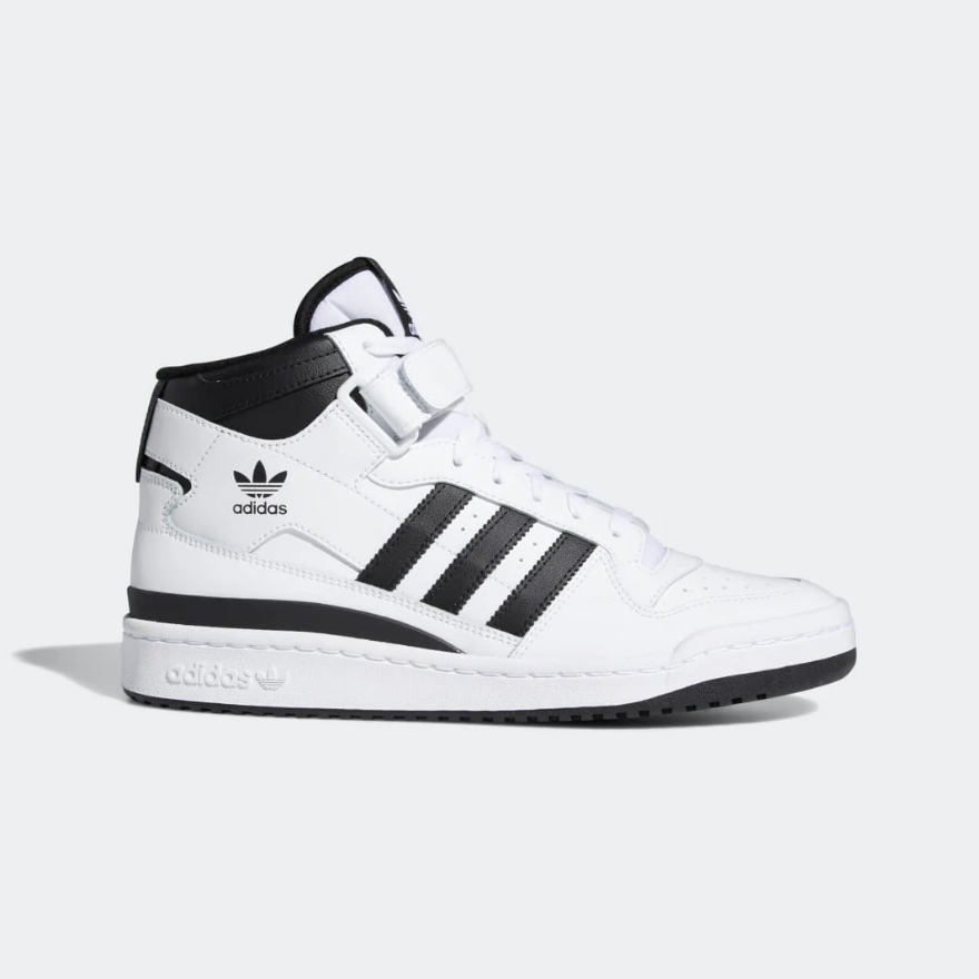 adidas Originals Forum Mid - Cloud White/Core Black/Cloud White