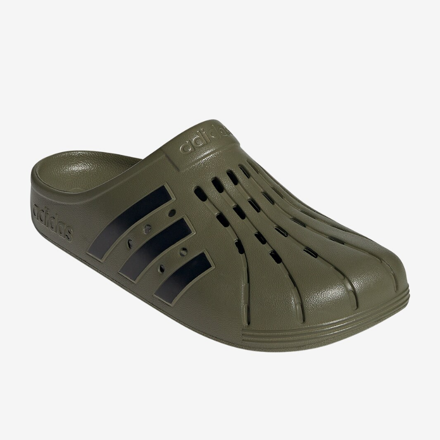 adidas Adilette Clogs - Focus Olive/Core Black/Focus Olive