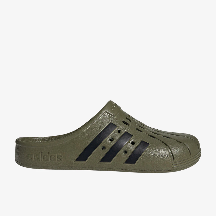 adidas Adilette Clogs - Focus Olive/Core Black/Focus Olive