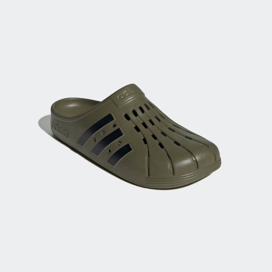 adidas Adilette Clogs - Focus Olive/Core Black/Focus Olive