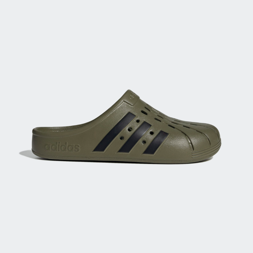 adidas Adilette Clogs - Focus Olive/Core Black/Focus Olive