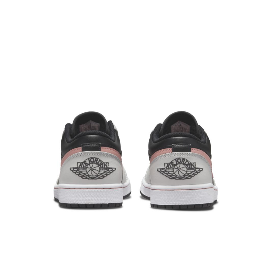 Air Jordan 1 LowBlack/Bleached Coral/Grey Fog/White