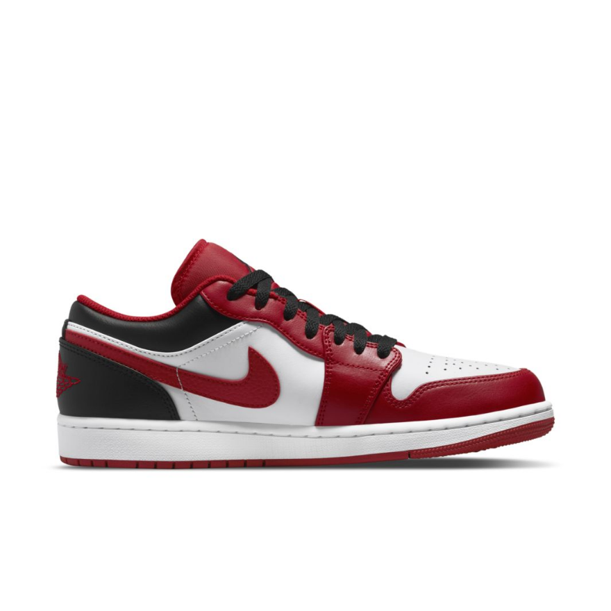 Air Jordan 1 LowWhite/Gym Red/Black