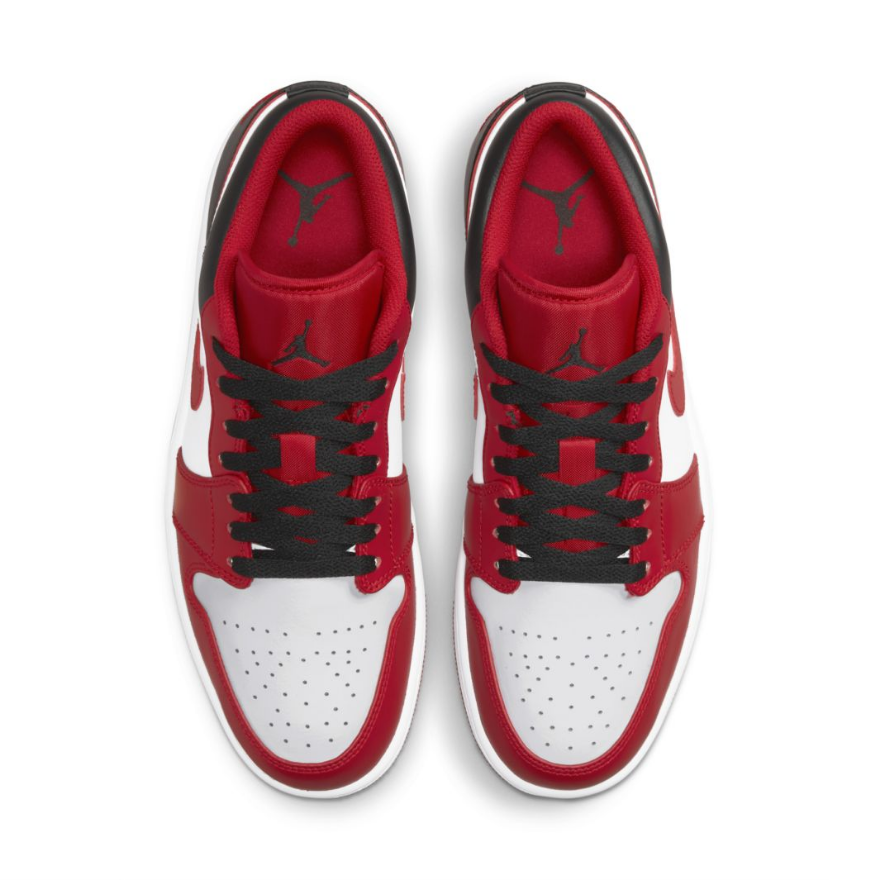 Air Jordan 1 LowWhite/Gym Red/Black