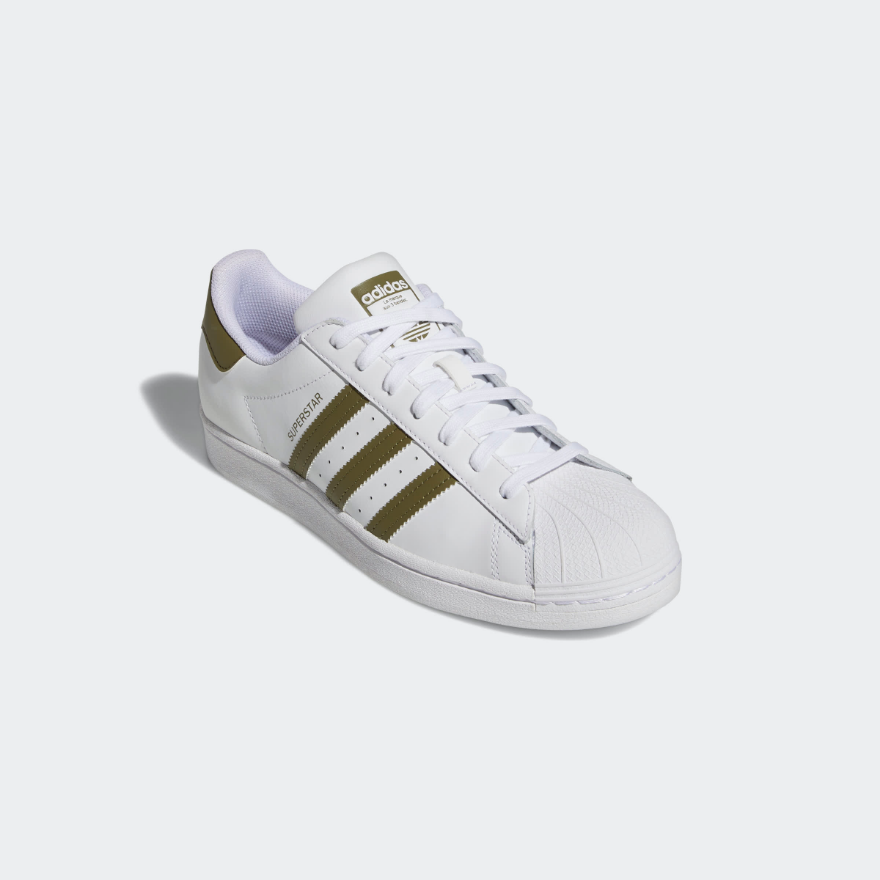 adidas Originals Superstar - Cloud White/Focus Olive/Cloud White