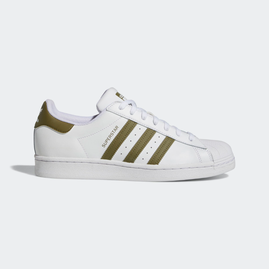 adidas Originals Superstar - Cloud White/Focus Olive/Cloud White