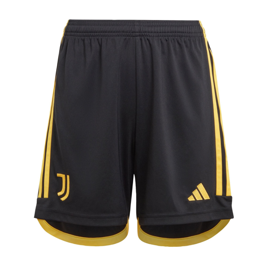 Juventus 23/24 Home Shorts KidsBlack / Bold Gold