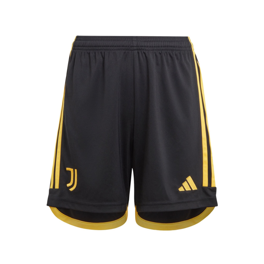 Juventus 23/24 Home Shorts KidsBlack / Bold Gold