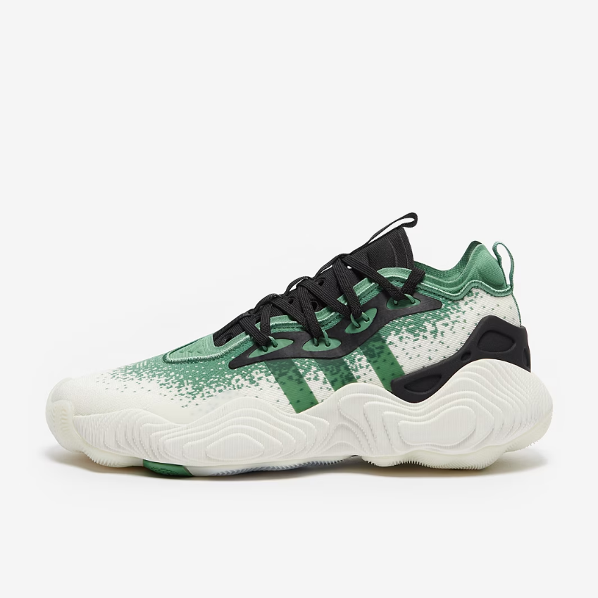 adidas Trae Young 3Off White/Preloved Green/Core Black