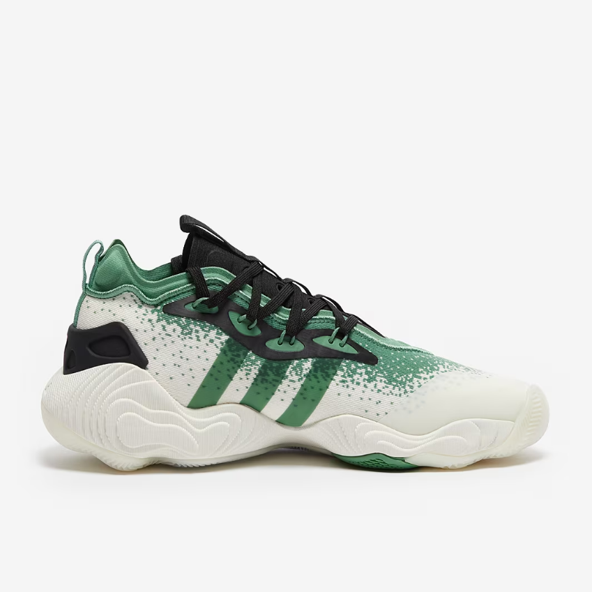 adidas Trae Young 3Off White/Preloved Green/Core Black