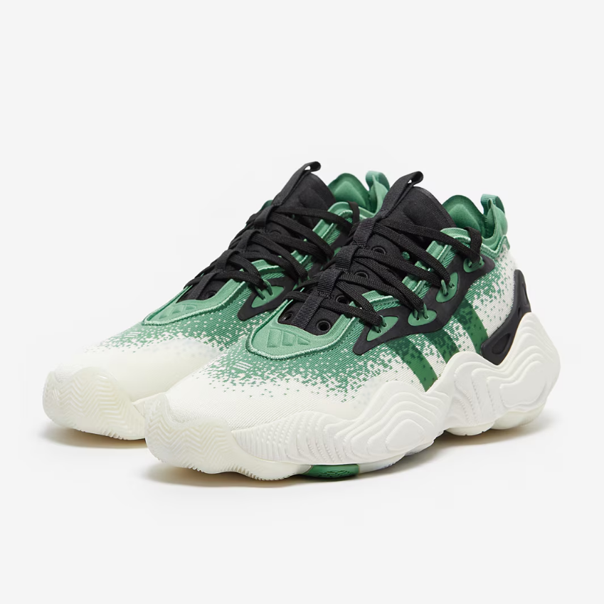 adidas Trae Young 3Off White/Preloved Green/Core Black