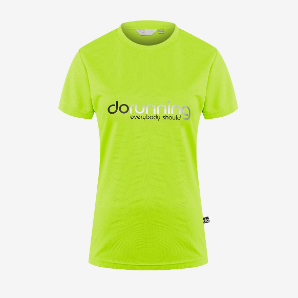 dorunning Women's Performance Short Sleeve -Fluore